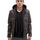 Blouson cuir capuche