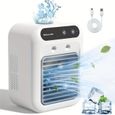 Ventilateur de bureau et rafraîchisseur d'air — Ventilateur de refroidissement personnel portable, alimenté par USB