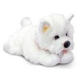 peluche chien couché