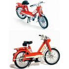 Mobylette PEUGEOT 103 L de 1972 Orange 1/18 Métal NOREV
