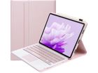 BONAEVER Bluetooth Étui Clavier avec Touchpad pour Lenovo Tab M11 11 pouces 2024 TB330FU TB331FC, Rosa