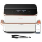 COSORI Friteuse sans huile double panier Dual Blaze Twinfry™ Chef Edition Blanc avec une capacité de 10L