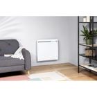 AIRELEC ALIZÉ A693683 Radiateur à Inertie Fonte - Horizontal 1000W - Coloris Blanc - Fabrication Française - Programmable