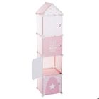 ATMOSPHERA FOR KIDS Tour de rangement colonne rose