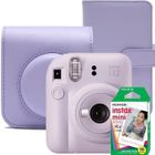 Fujifilm Instax mini 12, Ensemble d'appareils photo instantanés, violet lilas avec étui, album photo et film 1x10