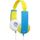 Casque pour enfants JVC HA-KD5 - Jaune-bleu - Limiteur de niveau sonore - Garantie 1 an