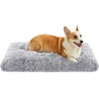 Coussin Chien Dehoussable, Thanmoer Lavable Panier pour Chien, 100*60*10cm avec Fond Antidérapant (Gris foncé)