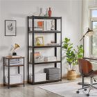 Étagère Rangement Métallique Yaheetech 180x90x40cm - 5 Niveaux Réglables | Charge 175kg/Niveau - Garage/Cuisine