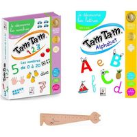Lot de 2 coffrets Tam Tam,version française,conformes aux programmes de Primaire,Jeux développés par une enseignante spécialisée.
