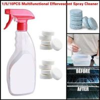 10PCS multifonction effervescent Spray Cleaner Set nettoyant pour la maison de nettoyage à domicile outil