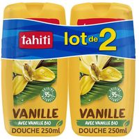 LOT DE 2 - TAHITI : Gel douche à l'extrait de vanille 2x250ml