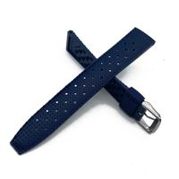 Accessoires Montres,Bracelet de montre Seiko en caoutchouc Silicone pour hommes, 22MM, 20MM - Type Blue-22mm