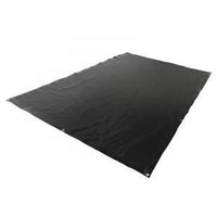 Bâche de Protection Jago® - 4x5m - Imperméable - Polyester Revêtu de PVC 650 g/m² - Noir