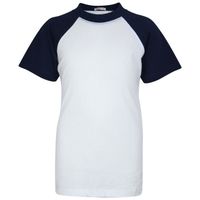 Enfants Filles Garçons Unsexe Plaine empiècements contrastés Baseball T-shirt  2-13 Ans