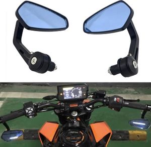 Rétroviseur De Vélo/moto - Extrémité De Guidon - Convexe - Noir