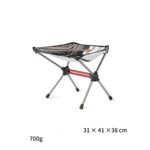 CHAISE DE CAMPING Tabouret - Naturehike – ensemble de Table et chaise de Camping, Mobilier d'extérieur léger et confortable, Pl