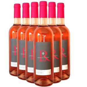 VIN ROSE Beaujolais Rosé 2022 - Lot de 6x75cl - Domaine Rivière - Vin AOC Rosé du Beaujolais - Cépage Gamay