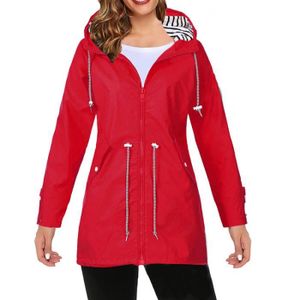 MANTEAU couleur rouge taille S Veste de pluie de Camping p