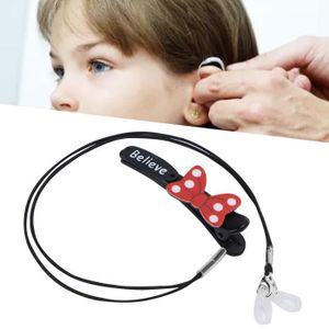 LONGE - LICOL Nouvelle Arrivee - Clip pour prothèse auditive adulte Longe anti-perte portable en épingle à cheveux noeud papillon HB016 - joliprin