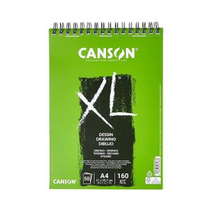 BLOC NOTE CANSON Album Spirale 50 feuilles XL® Dessin A4 - 1