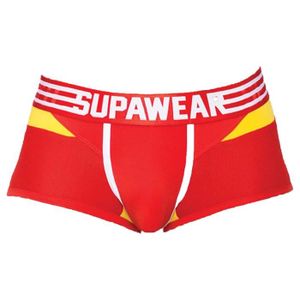 BOXER - SHORTY Supawear - Sous-vêtement Hommes - Boxers Homme - Trunk Rocket Red - Rouge