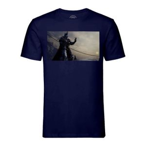 T-SHIRT T-shirt Homme Col Rond Bleu Arthas Menethil Warcraft 3 Jeux Vidéo MMPG