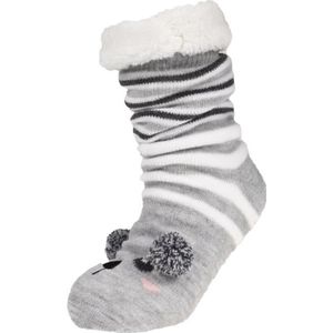 Chaussettes Antidérapantes Enfant, Chaussettes de Noël à Maison Épais  Chauds Chausson Antiderapant Bebe 3-6 ans Noir - Cdiscount Prêt-à-Porter