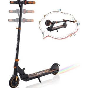 TROTTINETTE ELECTRIQUE RCB Trottinette électrique enfant âge 8-12-16 Ans Seul 7,55 kg pliable Hauteur ajustable Cadeau pour Enfant et Ados Orange