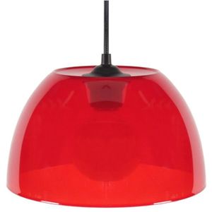 LUSTRE ET SUSPENSION TOSEL Suspension 1 lumière - luminaire intérieur - plastique rouge - Style pop color - H70cm L25cm P25cm