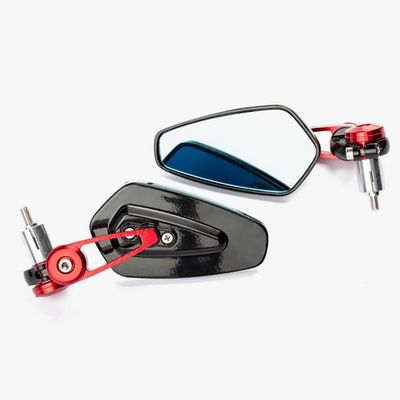 Rétroviseurs Moto Universels Ronds Chrome - Paire De Miroirs Latéraux Réglables Pour Scooter Et Moto - Style Classique Chromé