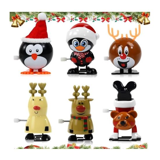 Lot De 18 Jouets À Remonter De Noël, Crackers Noel Rempli