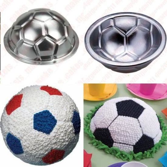 Vente Ballon De Football 3d Sports Football Gateau D Anniversaire Moules En Carton Moule En Aluminium Aluminium Cdiscount Maison