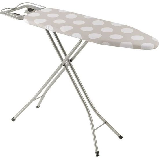 Planche à Repasser Pliable 92 Cm Avec Repose-Fer – Hauteur Réglable 63-79 Cm, Bleu