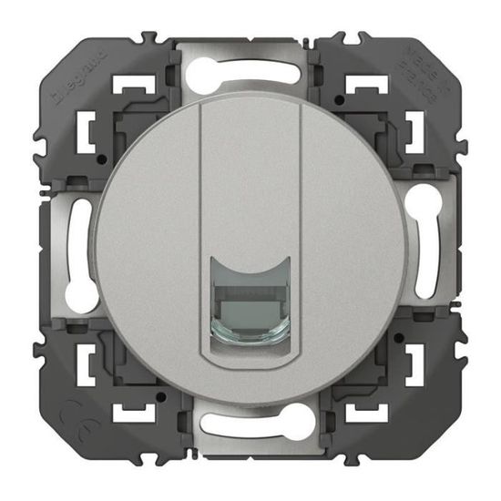 Prise Blind e RJ45 Cat5 FTP Dooxie Finition Alu 600477 Legrand 