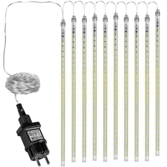 Chaîne Guirlande Lumineuse à LED Blanc Froid 12m 360 Ampoules IP44 Déco Nöel