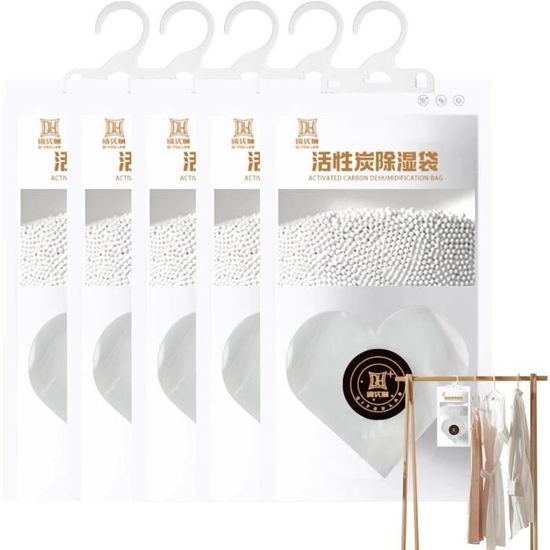 Absorbeurs D'humidité Rechargeables 100 G - Pour Placard, Réfrigérateur, Voiture, Tente, Salle De Bain