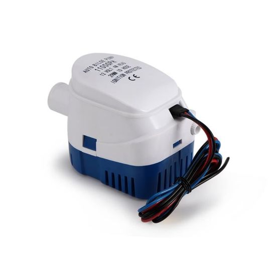 Pompe De Cale Automatique Marine 950GPH 12V - Filtre Amovible & Anti-Sas - Pour Bateaux