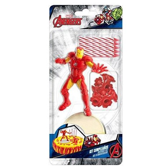 Kit De Decoration Avengers Marvel Iron Man Avec 10 Bougie Gateau Anniversaire Patisserie 265 Cdiscount Maison