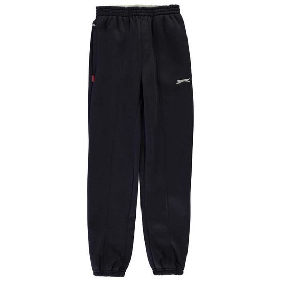 Bas De Survêtement Polaire - 50% Polyester 50% Coton, Intérieur Doux, 2 Poches Zippées, Coupe Ajustée