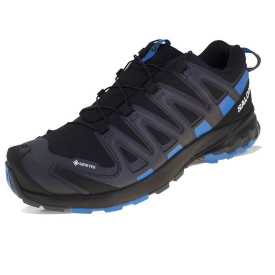 Zapatillas Hombre Salomon Zapatillas Trail Running Salomon XA PRO 3D V8  GORE-TEX Hombre Negro Azul Salomon XA 3d Opiniones
