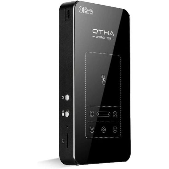 OTHA Mini Projecteur Portable, Pico Projecteur WiFi Bluetooth