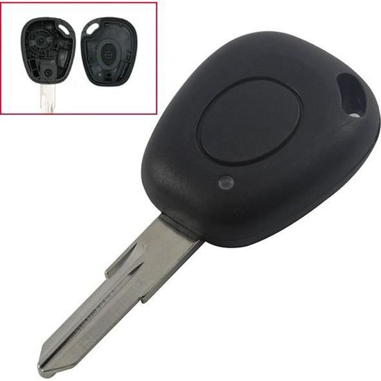 Kit Transformation Clé Plip Compatible Renault - Logan, Sandero, Clio, Kangoo... - 2 Boutons Sans Logo