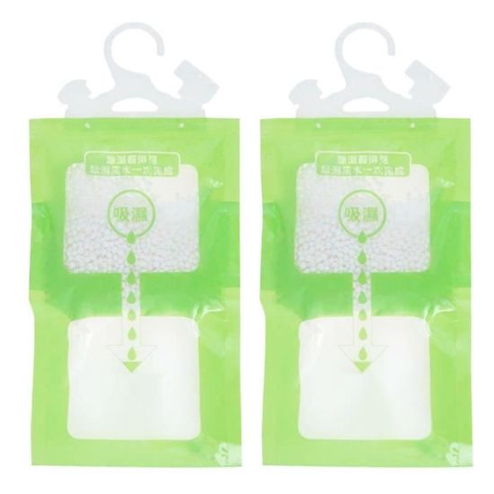 Zosenyer Sachets Déshumidificateurs 10×230g – Absorbeur D'humidité Pour Placard Et Chambre | Anti-moisissure, Avec Crochet, Fenêtre De Niveau Visible - 7