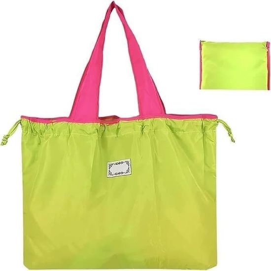 Grand Sac Fourre-tout Réutilisable Femme - Toile Imprimée, Pliable, Pour Sport/voyage