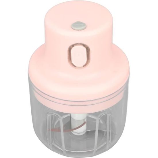 SPORWAY Hachoir à Oignons Électrique USB Rechargeable - 3 Gobelets 100/250/350ml, Hachoir Ail Viande Fruits Légumes