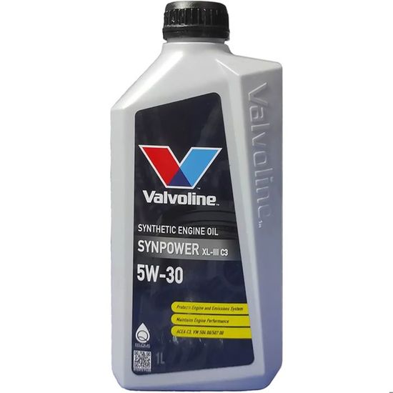 VALVOLINE SYNCHRO XLLLL C3 SAE 5W30 1 LITRE Cdiscount Auto
