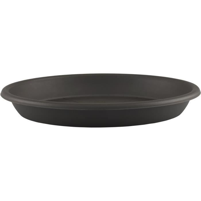 SOUCOUPE RONDE 40CM ANTHRACITE