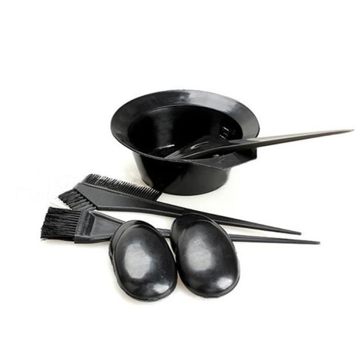 Couleur des cheveux Dye Bowl peigne Brosses Brosse Kit Set Outils Salon Coloration cheveux Tint