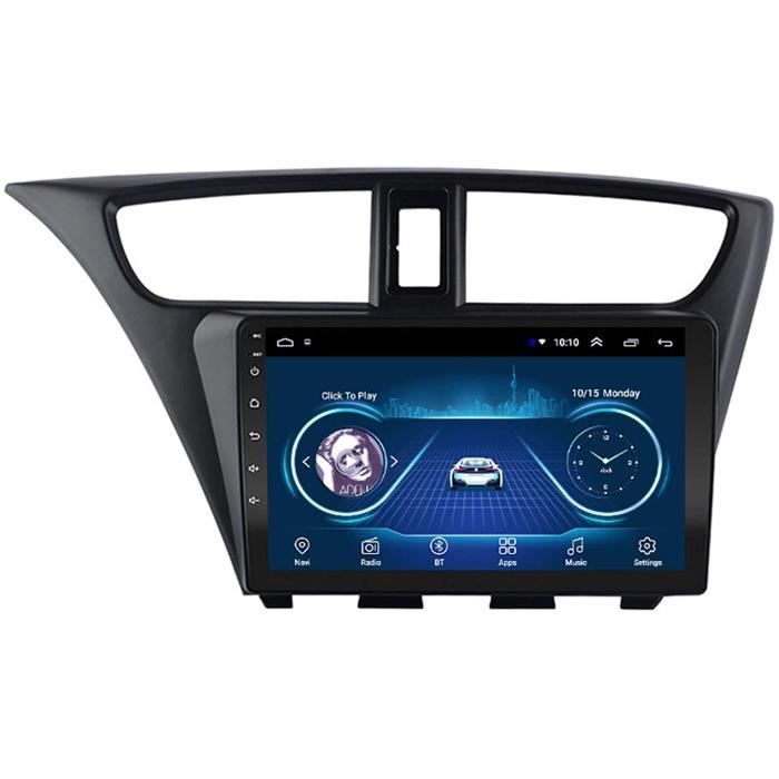 Dscam Autoradio Stéréo de Voiture An oid 9.1 pour Honda Civic 2012-2017, 9- Écran Tactile HD Lecteur Radio 352