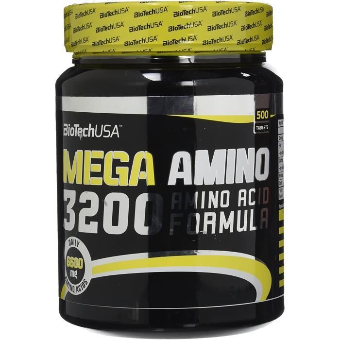 Multi-vitamines et minéraux Biotech USA 12014010000 Méga Amino 3200 Acide Aminé, 925g 508806